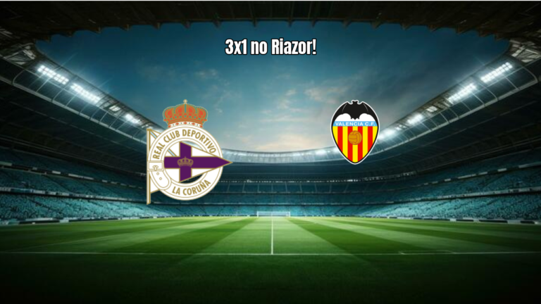Deportivo La Coruña 3x1 Valencia: Destaques da Partida
