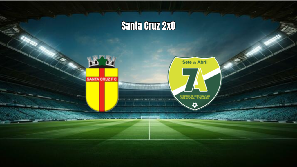 Santa Cruz RJ vence 7 de Abril por 2 a 0 no Carioca B2