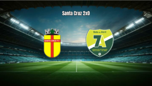 Santa Cruz RJ vence 7 de Abril por 2 a 0 no Carioca B2