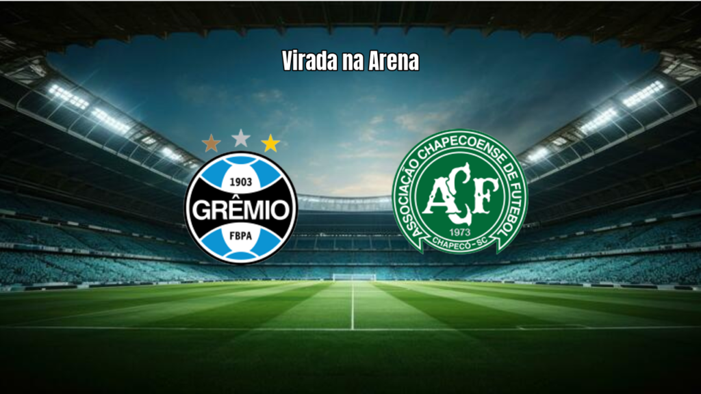 Grêmio vira sobre a Chapecoense e vence por 3 a 1 na Arena