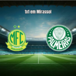 Mirassol 1x1 Palmeiras: empate e expulsão marcam duelo