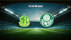 Mirassol 1x1 Palmeiras: empate e expulsão marcam duelo