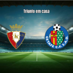 Osasuna vence Getafe por 1 a 0 em jogo truncado na La Liga