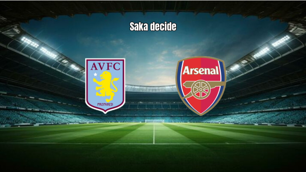 Aston Villa 0x1 Arsenal: Saka Decide em Villa Park