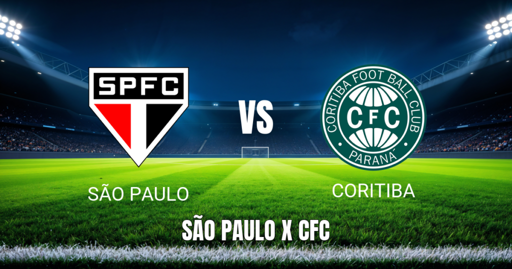 Onde assistir São Paulo x Coritiba: Palpite 15/08/2026