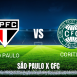 Onde assistir São Paulo x Coritiba: Palpite 15/08/2026