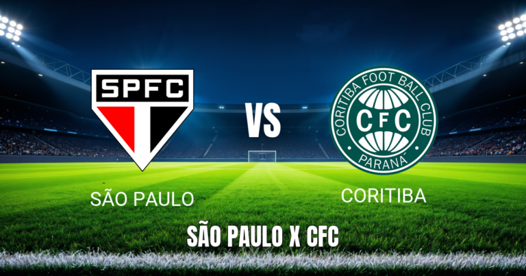 Onde assistir São Paulo x Coritiba: Palpite 15/08/2026