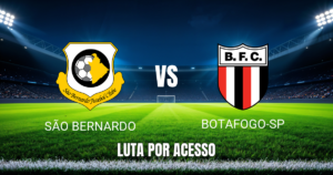 Onde Assistir São Bernardo x Botafogo-SP: Palpite 14/08/2026