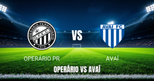 Onde Assistir Operário PR x Avaí: Palpite e Análise 16/08/2026