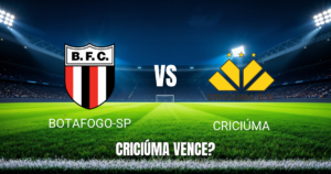 Onde Assistir Botafogo-SP x Criciúma: Palpite 19/08/2026