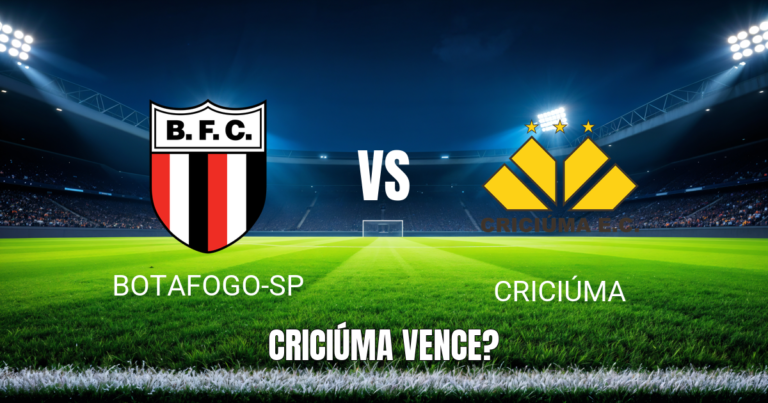 Onde Assistir Botafogo-SP x Criciúma: Palpite 19/08/2026