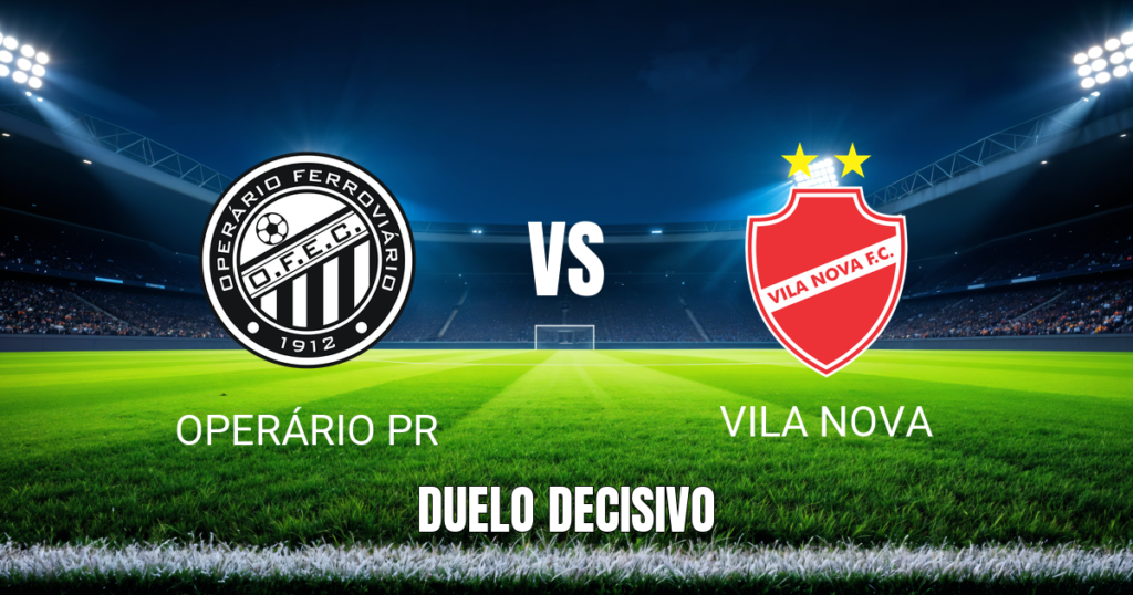 Onde Assistir Operário PR x Vila Nova: Palpite – 23/08/2026
