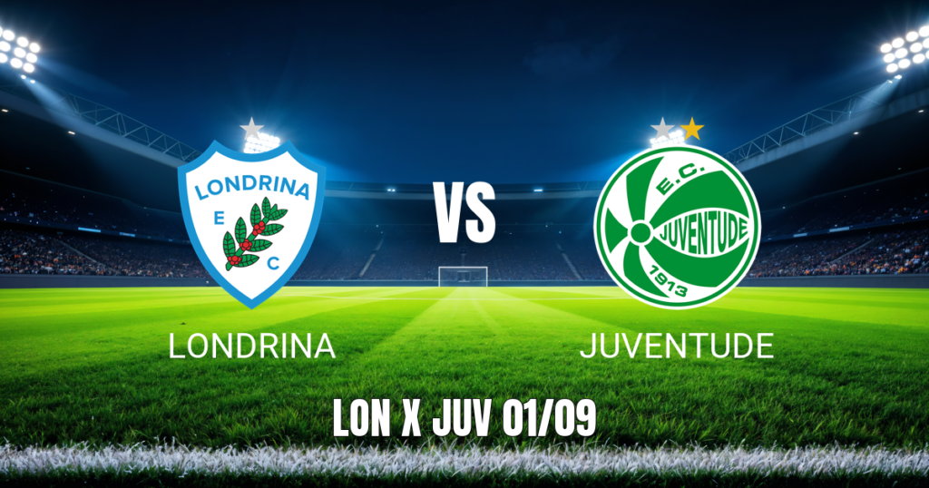 Onde Assistir Londrina x Juventude: Palpite - 01/09/2026