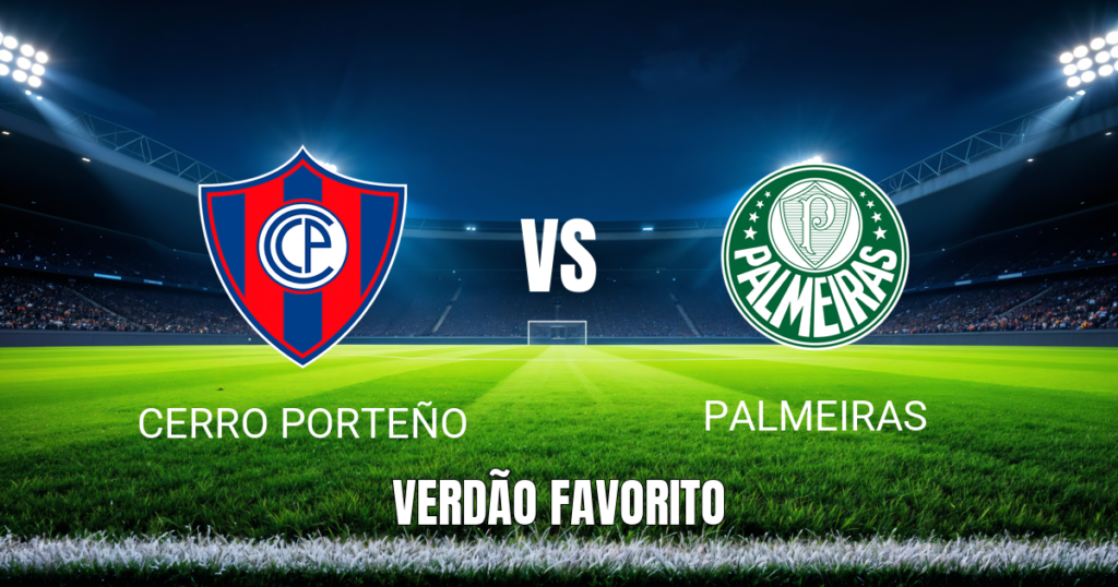 Onde Assistir Cerro Porteño x Palmeiras: Palpite 19/08/2026