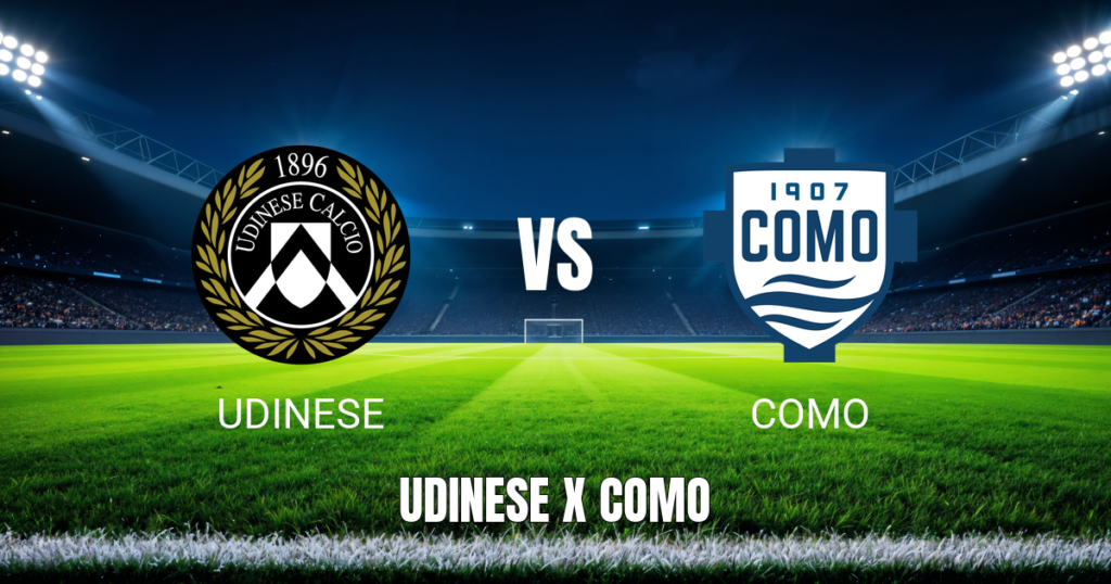 Onde assistir Udinese x Como: Palpite e estatísticas - 22/08/2026