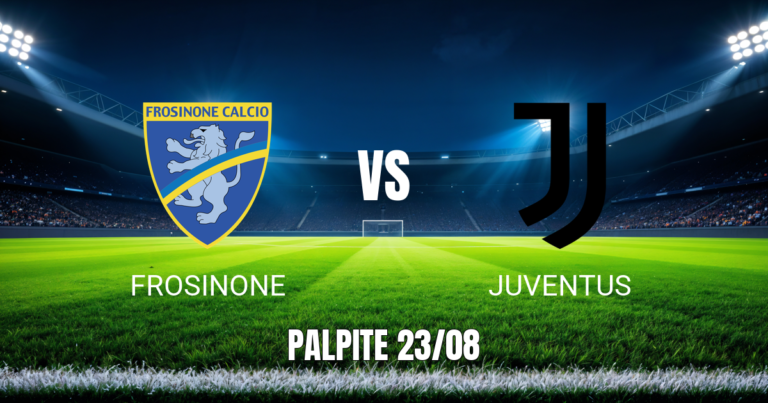 Onde Assistir Frosinone x Juventus: Palpite e Prognóstico 23/08/2026