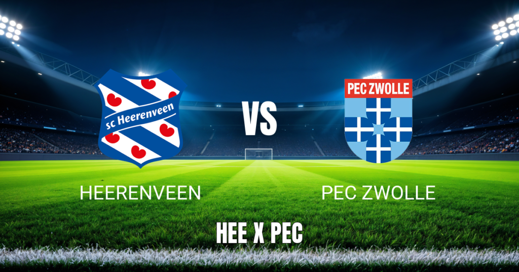 Onde Assistir Heerenveen x PEC Zwolle: Palpite e Odds – 22/08/2026