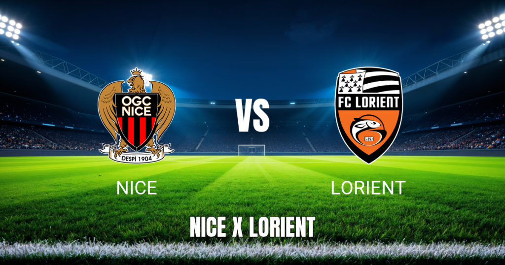 Onde Assistir Nice x Lorient ao Vivo e Palpite – 22/08/2026