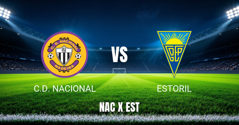 Onde Assistir Nacional x Estoril – Palpite e Prognóstico 16/08/2026