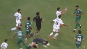 Luan, ex-Palmeiras, agride rivais e é expulso na Série D