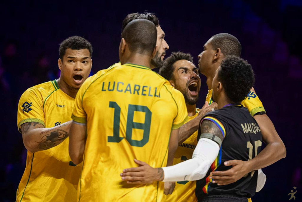 Brasil vence Alemanha na estreia da FIPAV Men Cup na Itália