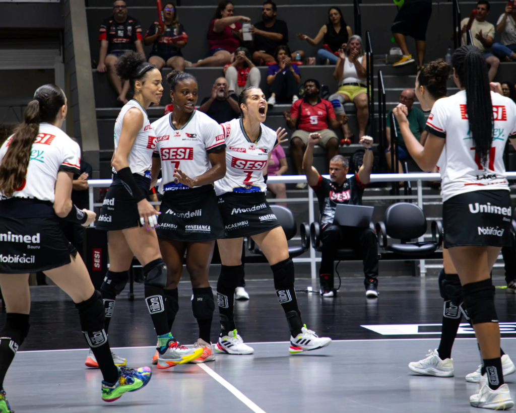 SESI Vôlei Bauru vence Cora São Caetano no Paulista 2026