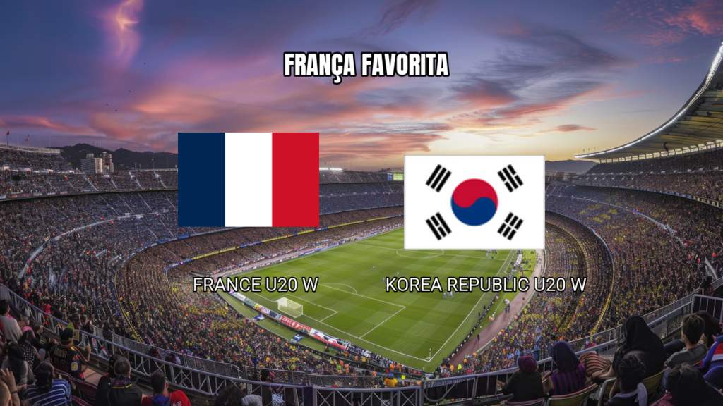 Palpite: França Sub-20 x Coreia do Sul Sub-20 - 06/09/2026