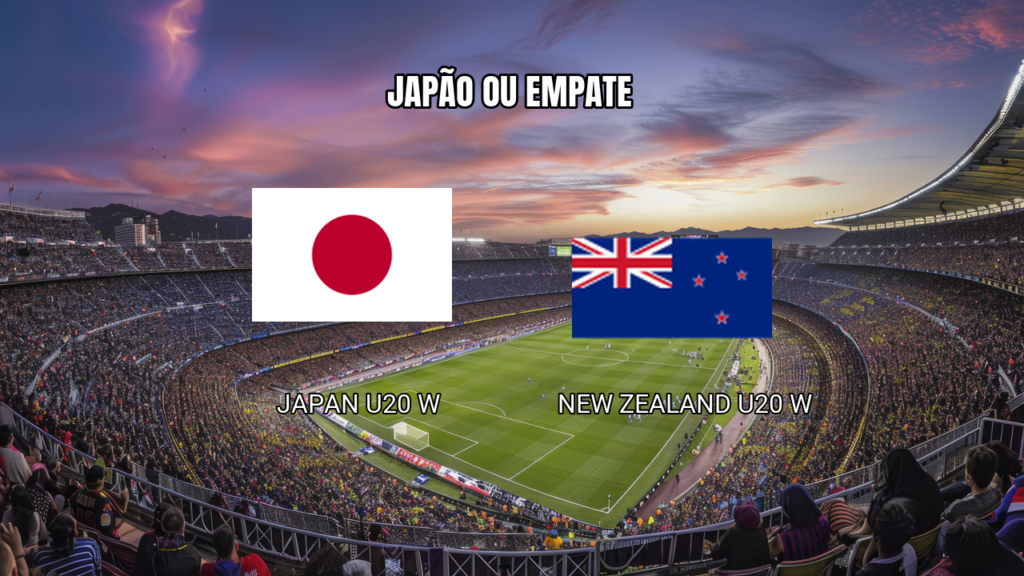 Palpite Japão x Nova Zelândia na Copa U20 Feminina 06/09/2026