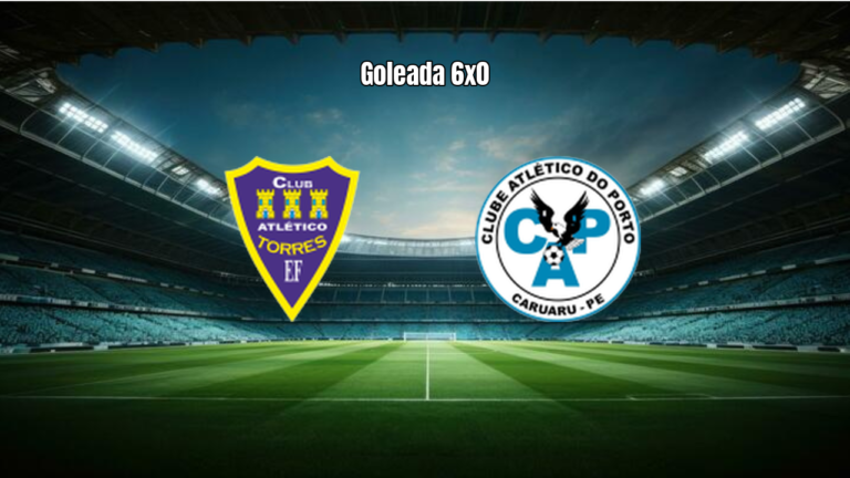Atletico Torres U20 0x6 CA Porto U20: goleada marcante