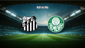 Santos 0x0 Palmeiras: sem gols nas quartas da Copa