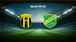 Guarani U20 3x0 XV de Jaú U20: gols e melhores momentos