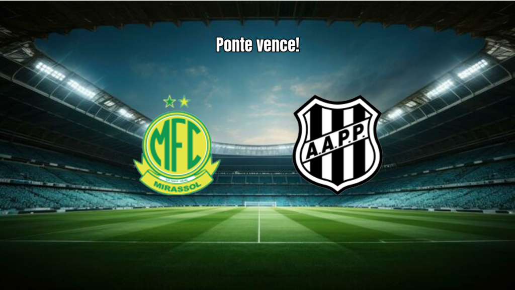 Mirassol U20 2 x 3 Ponte Preta U20: vitória fora de casa