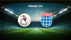 Sparta Rotterdam 2x2 PEC Zwolle: Destaques da Partida