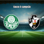 Palmeiras U20 0x2 Vasco U20: Vasco vence final e é campeão