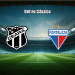 Ceará U20 0x0 Fortaleza U20: Final em Aberto no Cearense