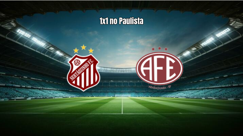 Sertãozinho U20 e Ferroviária U20 empatam no Paulista U20