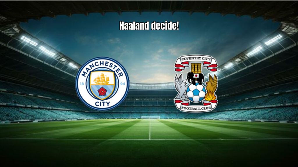 Manchester City vence Coventry por 1 a 0 na Premier League