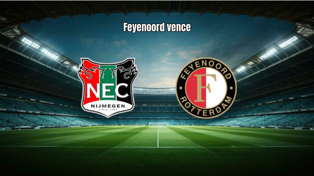 Feyenoord vence NEC Nijmegen por 3 a 1 na Eredivisie