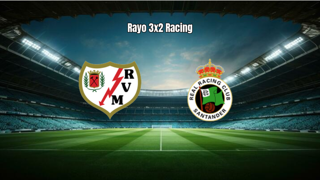 Rayo Vallecano 3x2 Racing Santander: Camello decide