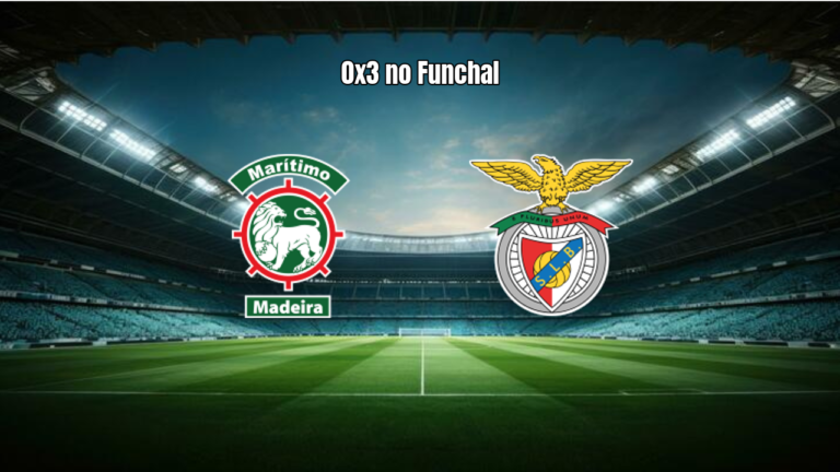 Marítimo 0x3 Benfica: Destaques e Análise da Partida