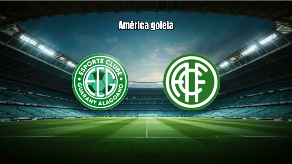 América PE U20 goleia Guarany U20 pelo Pernambucano U20