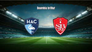 Le Havre 1-x-2 Stade Brestois 29 - Destaques da Partida
