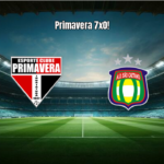 Primavera SP goleia São Caetano por 7 a 0 na Copa Paulista