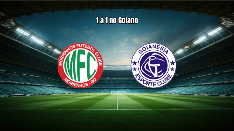 Morrinhos 1 a 1 Goianésia no Goiano 2: análise do jogo