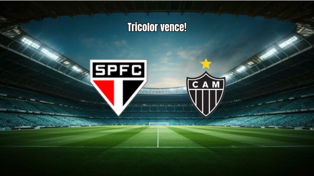 São Paulo vence o Atlético-MG por 2 a 0 no MorumBIS
