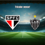 São Paulo vence o Atlético-MG por 2 a 0 no MorumBIS