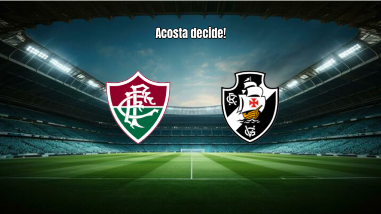 Fluminense 1x0 Vasco: Acosta decide no Brasileirão