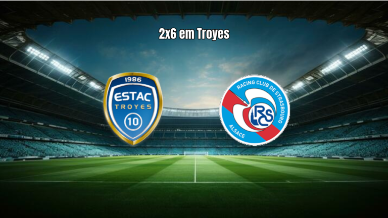 Estac Troyes 2x6 Strasbourg: goleada marca a 3ª rodada