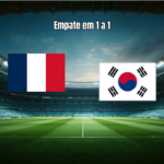 França e Coreia empatam em 1 a 1 no Mundial Sub-20 Feminino