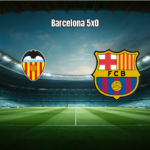 Barcelona goleia Valencia por 5 a 0 em duelo da La Liga